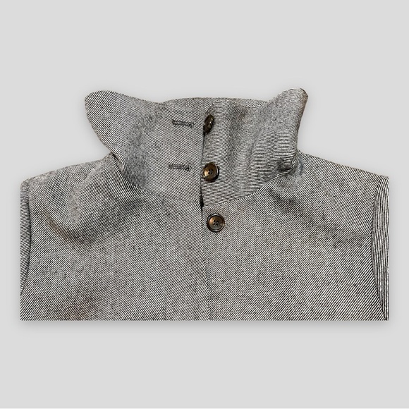 TALBOTS, NWOT, GREY TWEED, SHORT, SWING COAT. FULLY LINED. SIZE 12P. - Picture 5 of 7